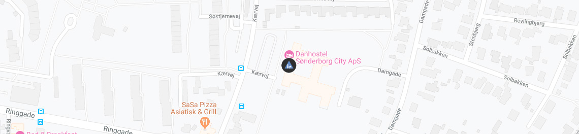 Danhostel Søndeborg City på Google kort