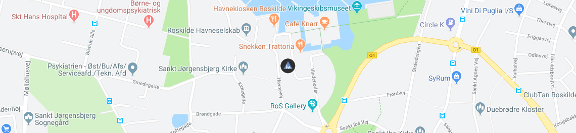 Danhostel Roskilde på Google kort