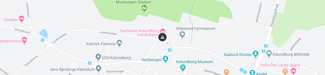 Danhostel Kalundborg på Google kort