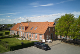 Hovedhuset ved Haderslev Dam 