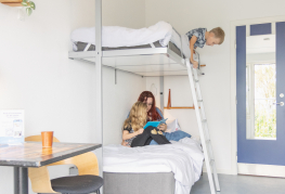 Værelse med fire senge på Danhostel Rønde