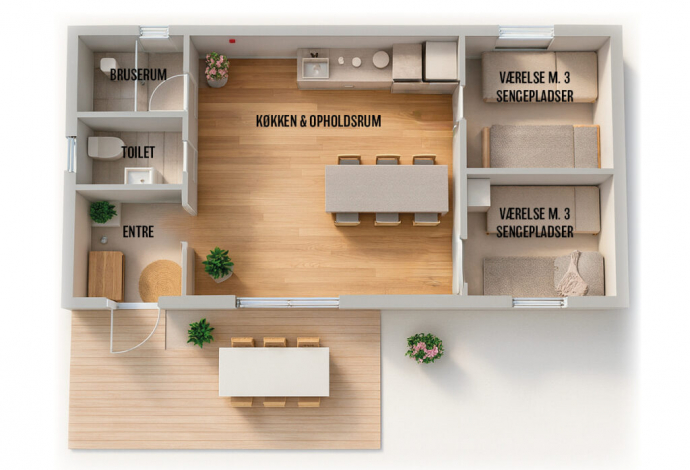 Feriehusene Hedensted Centret – A part of Danhostel