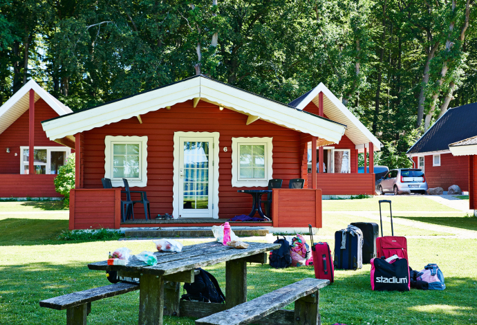 Hytter hos Danhostel SKanderbog 