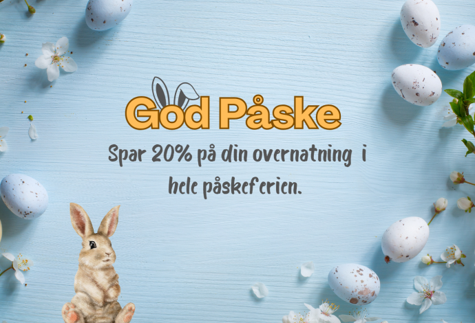Påsketilbud hos Danhostel Skagen – spar 20 % på dit ophold