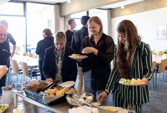 Morgenmadstallerken eller morgenbuffet 